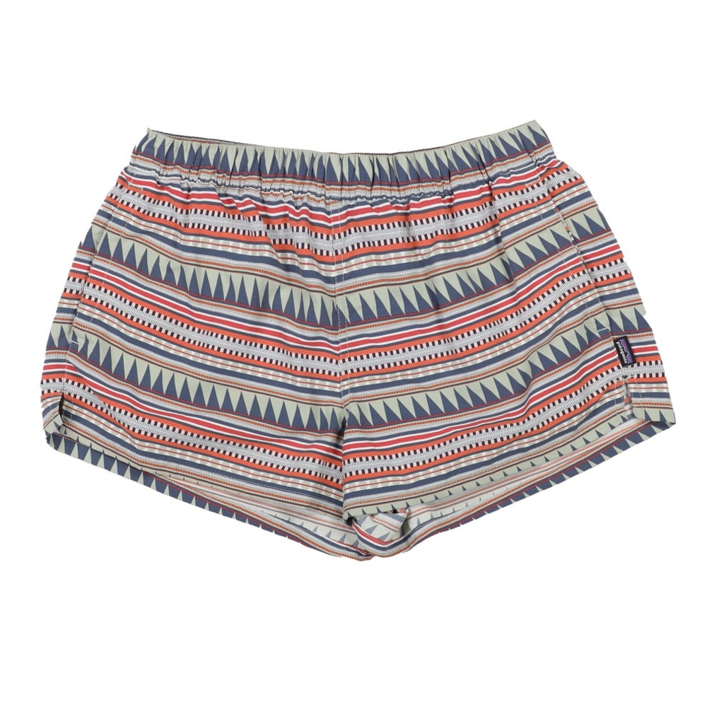 NWT Patagonia W’s Barely Baggies Shorts - 2½"  Belay Stripe Desert Sage Size XS